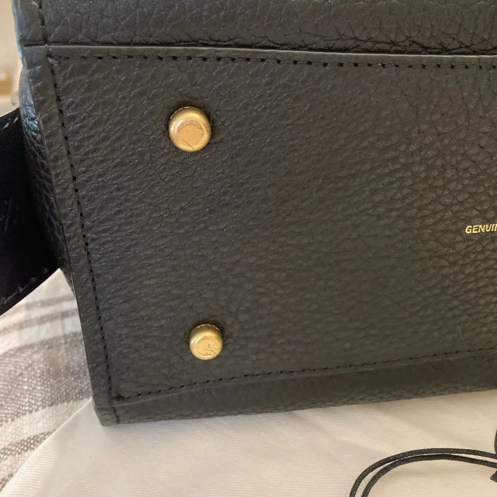 SOLD Coach Black/Ink Exotic Whipstitch Rogue 25 Style No. 69619 - Picture 11 of 15